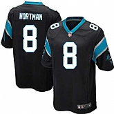 Nike Men & Women & Youth Panthers #8 Nortman Black Team Color Game Jersey,baseball caps,new era cap wholesale,wholesale hats